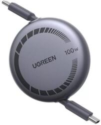 Ugreen Cablu de date Ugreen Nexode USB-C la USB-C PD Fast Charge, retractabil, 100W, 1m (Gri) (L531-65905)