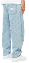 Mass Denim Monogram Jeans Extra Baggy Fit light blue