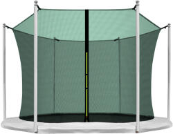 INLEA Belső védőháló 250 cm átmérőjű ULTIMATE JUMP trambulinhoz 6 rudas 165 cm magas - Sötétzöld (IN07-0006) - inlea