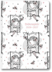  Toptimer Diáknaptár B/6 2026-2027 Hintázó Kislány (D100J00D)