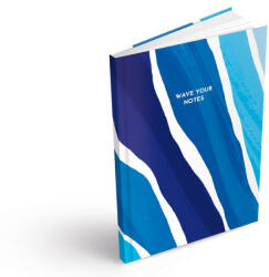 MFP Füzet A/6 100 Lapos Keményfedeles Vonalas Blue Waves (MFP7501599)