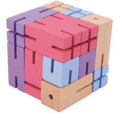 Fridolin Joc logic IQ Puzzle 3D Figurina violet, Fridolin (Fr_17343)