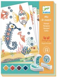 DJECO Joc creativ cu stampile Animale surprinzatoare, Djeco (DJ08742)