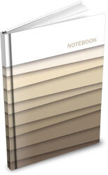 MFP Füzet A/6 100 Lapos Keményfedeles Vonalas Brown Lines (MFP7501510)