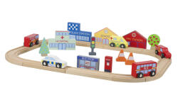 Orange Tree Toys Circuit cu vehicule utilitare, Orange Tree Toys (OTT07398)