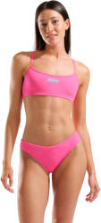 arena performance bikini bandeau solid pink xxs - uk28 Costum de baie dama
