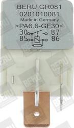 Beru Unitate de control, Relee, Senzori Beru GR081 - compatibil Audi, Seat, Vw, Skoda (BERUGR081)