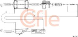 Cofle Comanda ambreiaj Cablu ambreiaj Cofle 412.10 - compatibil Fiat (COFLE41210)