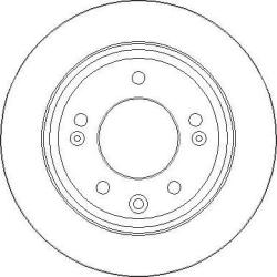 Ferodo Frana disc Disc frana Ferodo DDF1618C - compatibil Hyundai, Kia (FERODODDF1618C)