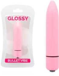 Glossy - vékony vibrátor mély rózsaszínben (ESD-218358A11X)