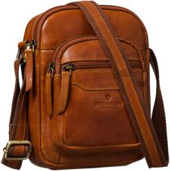  Peterson Férfi Bőr Oldaltáska -PTN M23-COW-COGNAC (5903051294990)