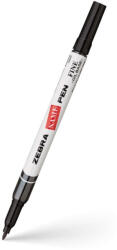 Zebra Alkoholos marker 1, 5 mm, kúpos Zebra Name Pen Fine írásszín fekete