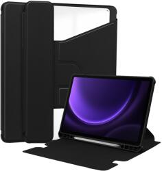 CRYSTAL FLEXI husă tip carte pentru Samsung Galaxy Tab S9 FE / Tab S10 FE / Tab S10 Lite negru