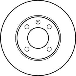 Ferodo Frana disc Disc frana Ferodo DDF042C (FERODODDF042C)