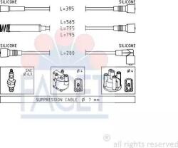 Facet Cablu aprindere, piese racordare Facet 4.8528 - compatibil Citroen (FACET48528)
