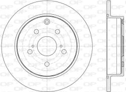 Delphi Frana disc Disc frana Delphi BG4757C - compatibil Toyota (DELPHIBG4757C)