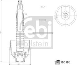 FEBI Bilstein Ungere Carcasa filtru ulei, Simering FEBI Bilstein 196195 - compatibil Bmw - FEBI Bilstein (FEBIBILSTEIN196195)