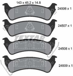TEXTAR Fékbetét készlet TEXTAR 2450601 for JEEP (2450601)