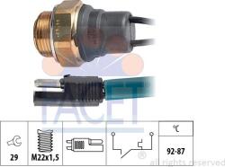 Facet Comutator, senzor Facet 7.5009 - compatibil 82435465 (FACET75009)