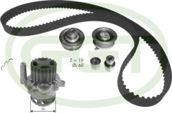 GGT Set curea distributie GGT KPA20104 - compatibil Seat, Skoda, Vw (GGTKPA20104)