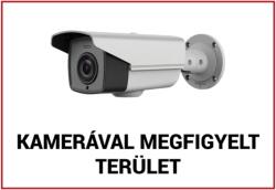 VEZ EGYÉB GYÁRTÓ FTB-KMT01 Műanyag figyelmeztető tábla: "Kamerával megfigyelt terület"; 210x300x1 mm (FTB-KMT01) - hik-online