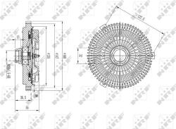 NRF Comanda ambreiaj Aerisitor NRF 49590 (NRF49590)