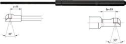 Metzger Amorizoare vibratii pe gaz Metzger 2110306 - compatibil Seat, Ford, Vw (METZGER2110306)