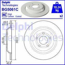 Delphi Frana disc Disc frana Delphi BG5061C (DELPHIBG5061C)