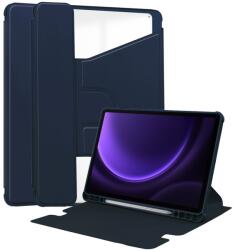 CRYSTAL FLEXI husă tip carte pentru Samsung Galaxy Tab S9 FE / Tab S10 FE / Tab S10 Lite albastru închis