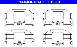 ATE Frana disc Componente, Accesorii frana ATE 13.0460-0504.2 (ATE13046005042)