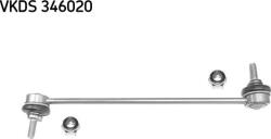 SKF Stabilizare, Rigidizare Bieleta antiruliu SKF VKDS 346020 - compatibil Renault - SKF-VKDS 346020 (SKFVKDS346020)