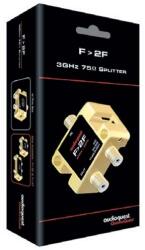 AudioQuest F-2F - 75 Ohm antenna kábel elosztó
