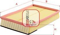 Sofima Filtru aer Sofima S 3D56 A - compatibil Volvo - Sofima-S 3D56 A (SOFIMAS3D56A)