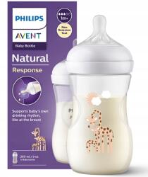 Philips Avent Természetes Palack Reszponzív 260 ml Zsiráf dekoráció (SCY903/66)