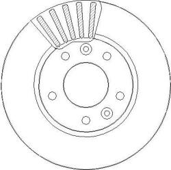 Ferodo Frana disc Disc frana Ferodo DDF1629 - compatibil Kia (FERODODDF1629)
