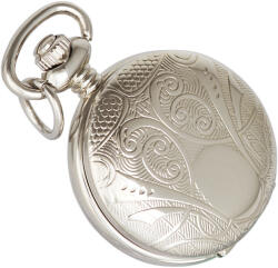 ASTRON női nyakláncóra, quartz, ezüst színű tok (mintázott), arab számos, 26 mm (5373-2)