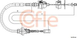 Cofle Comanda ambreiaj Cablu ambreiaj Cofle 1172.4 - compatibil Peugeot, Fiat, Citroën (COFLE11724)