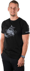 Northfinder Tricou bărbați exterior 100% bumbac organic croială regular BENED black (108607-269-106)