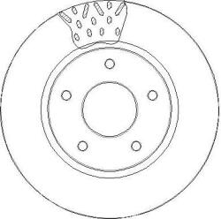 LPR Frana disc Disc frana LPR M1024V (LPRM1024V)