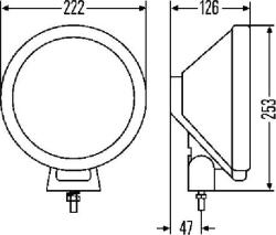 Hella Iluminari auxiliare, Elemente Proiectoare, Elemente Hella 1F8 006 800-221 (HELLA1F8006800221)