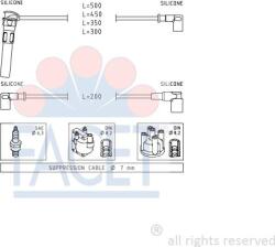 Facet Cablu aprindere, piese racordare Facet 4.9900 (FACET49900)