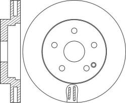 Delphi Frana disc Disc frana Delphi BG3877 - compatibil Mercedes-Benz (DELPHIBG3877)