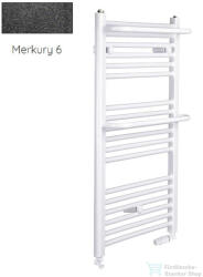 Radeco ROSA AD6-500/R 1440x550 törölközőszárítós radiátor, MERKURY 6 (metál fekete) színben (Radeco_ROSA_AD6_500_R_MERKURY6)