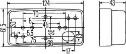 Hella Lumini Iluminare de pozitie, Demarcare, Piese Hella 2PS 004 361-001 - compatibil 0008261441 - HELLA-2PS 004 361 (HELLA2PS004361001)