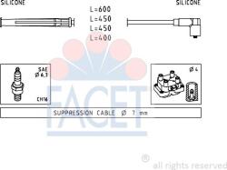 Facet Cablu aprindere, piese racordare Facet 4.7230 - compatibil Renault, Nissan (FACET47230)