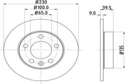 MTR Frana disc Disc frana MTR 12108422 - compatibil Audi, Seat, Vw, Skoda (MTR12108422)