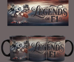  Legends of F1 bögre (Fekete)