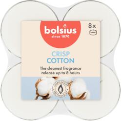 Bolsius Teamécses Maxi 8Db True Scents Fresh Cotton