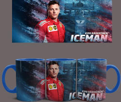  Kimi Raikkonen Iceman bögre (Kék)