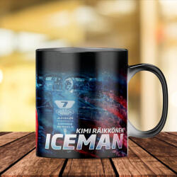  Kimi Raikkonen Iceman bögre (Hőre változó)
